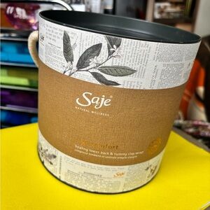 Saje Cozy Comfort Clay Wrap Healing Lower Back & Tummy.  New!